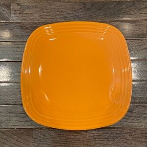 Fiesta by Homer Laughlin tangerine dinner plate